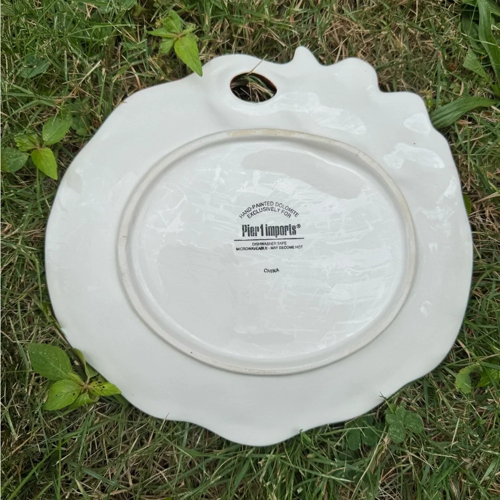 Pier 1 Imports Pumpkin Plate